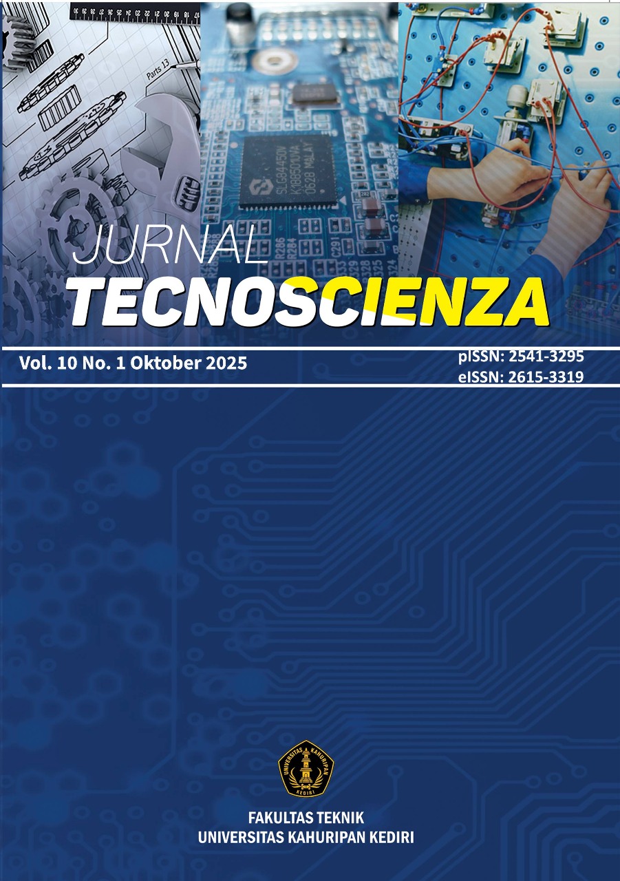 					View Vol. 10 No. 1 (2025): JURNAL TECNOSCIENZA (ON PROCESS)
				