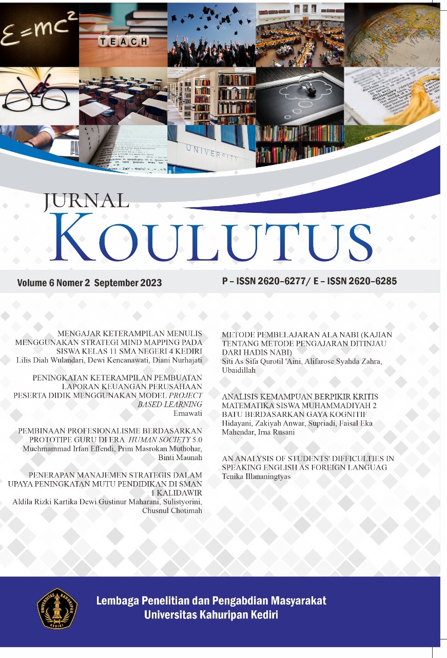 					View Vol. 6 No. 2 (2023): JURNAL KOULUTUS
				